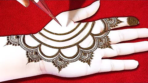 Mehndi Design Arabic Style 2022 | Wedding Special Easy Mehandi Design | Simple Mehndi tricks