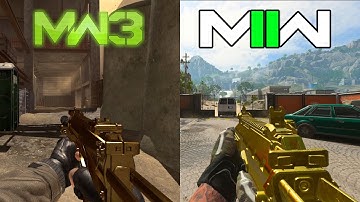 MP7 Comparison MW3 vs MW2(2022)  (Vel 46 best class setup)