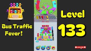 Bus Traffic Fever Level 133 Walkthrough | 🚌🚦 Parking & Color Sort Puzzle | Mini Boss screenshot 1