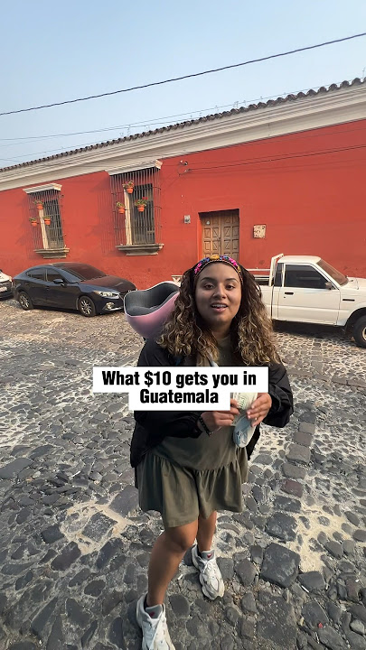 $10 in Guatemala gets you a lot of food!  #guatemala #foodie #guatemalatravel #travelvlog #antigua