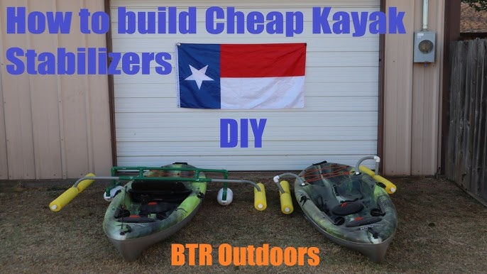 DIY Kayak Outrigger BUILD with 3D printed parts, PVC and POOL