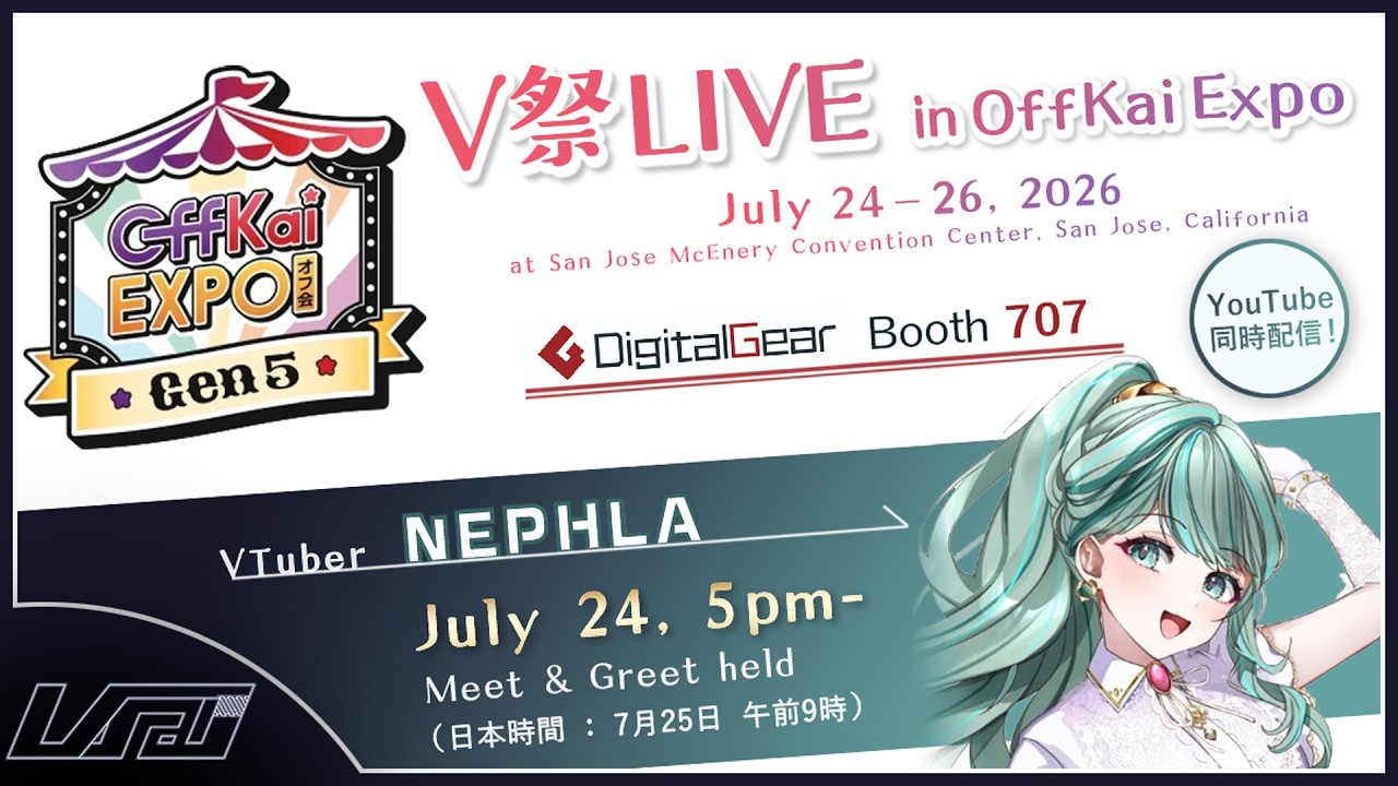 【V祭LIVE in OffKai EXPO - DAY1】NEPHLA