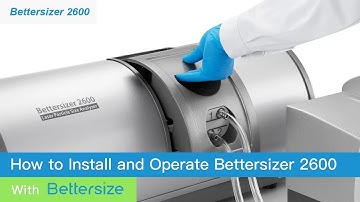 How to Install and Operate Bettersizer 2600