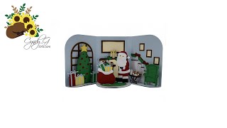 Christmas Eve Tri-Fold Card SVG Assembly Tutorial
