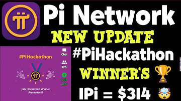 Boom 💥Pi Network New Update 🤯 #pihackathon Winners 🏆Announce 🤩 1Pi = $314 🤑🎉#bitcoin #cryptocurrency