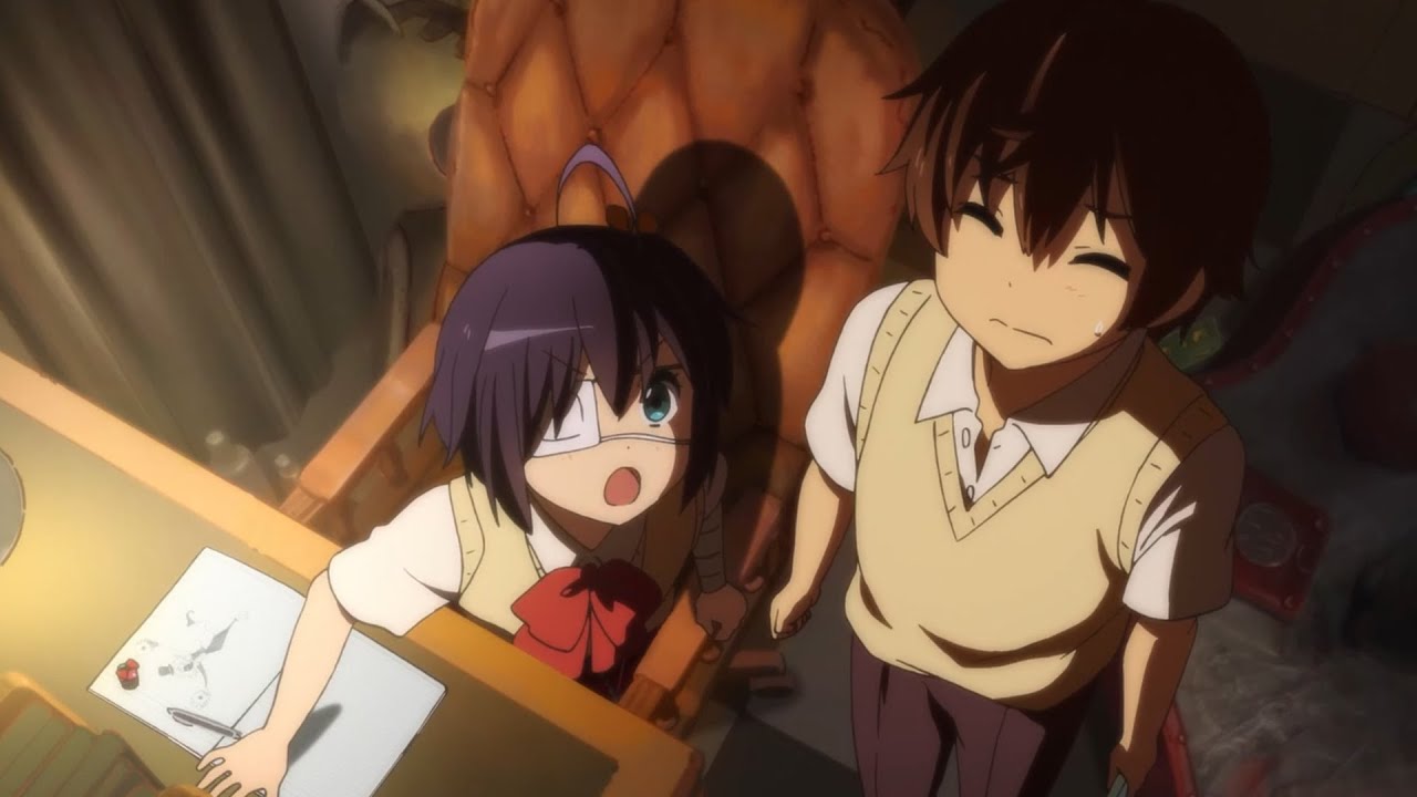 Chuunibyou Capitulo 5 Audio Latino (Riika no quiere estudiar)