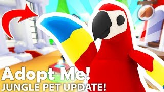 ?NUEVAS MASCOTAS Y HUEVOS TIPO JUNGLA EN ADOPT ME?- ROBLOX