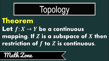 Restriction Of a Continuous Function is Also Continuous | Topology