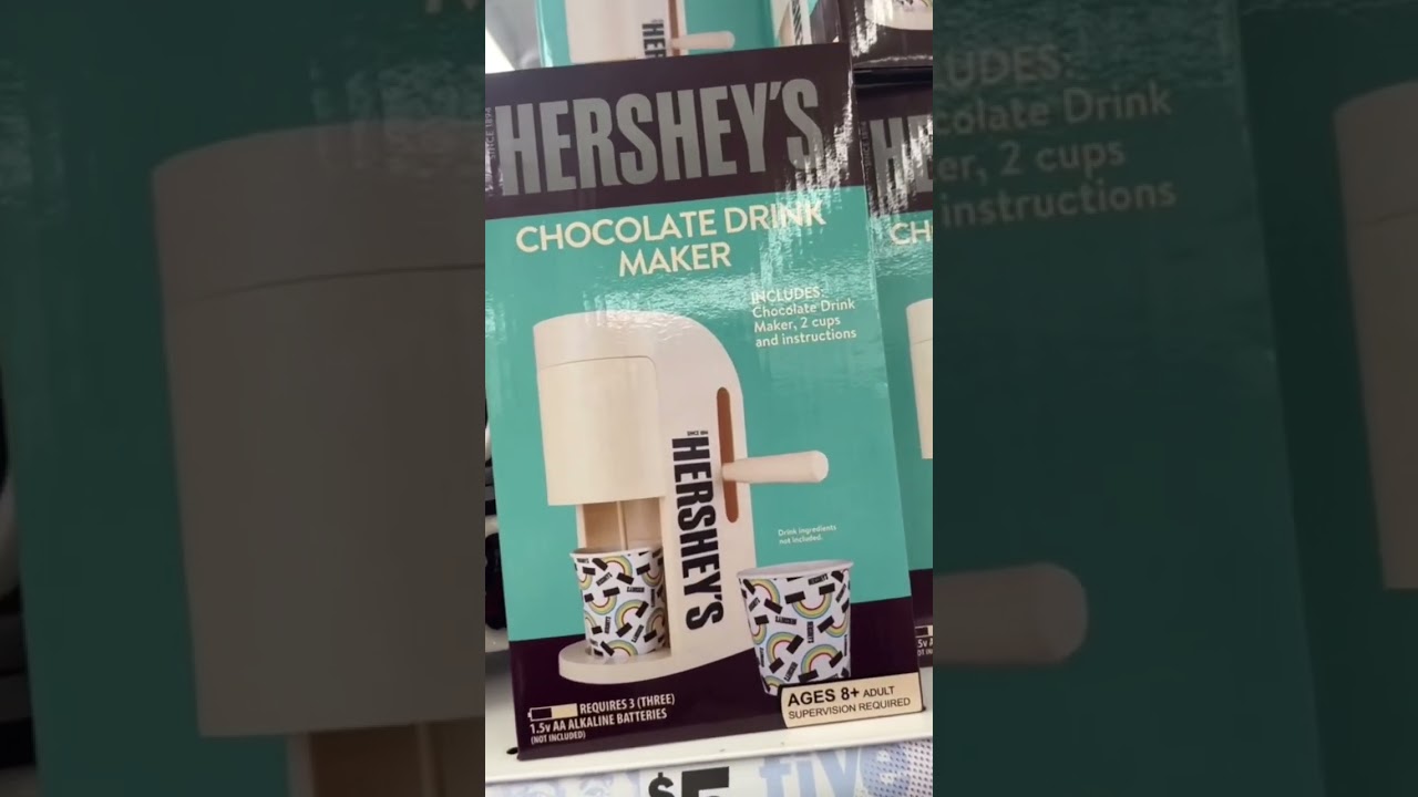 Hersheys Chocolate Drink Maker! #chocolatedrink #drinkmaker #fivebelow  #hersheyschocolate 