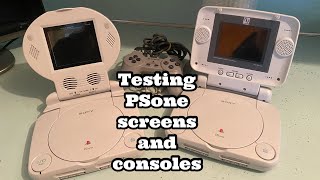 Buying and Testing All the PSone PS1 PlayStation Screens and Consoles I Could Find