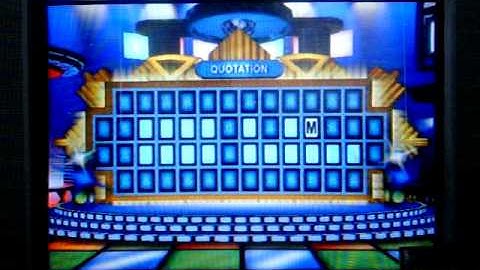 PS2 Wheel of Fortune Run Game 25 Part 1