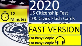 Citizenship Interview 2020 Fast Version