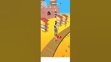 level 90 tower run walkthrough game play all levels 🎮🎯 #shorts