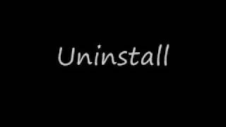 Video thumbnail of "Masaaki Endoh Uninstall Lyrics"