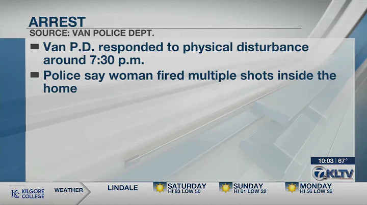 Woman accused of firing gun inside home after Van police respond to disturbance