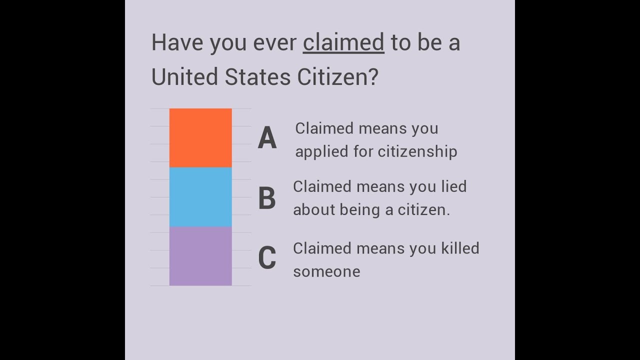 N400 Quiz: Part 12 Question 1 Claimed - YouTube