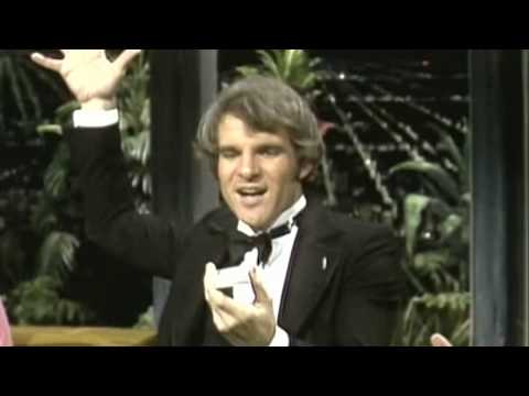 Steve Martin on Carson - Stand Up Comedy for Dogs & Card Tricks 1973