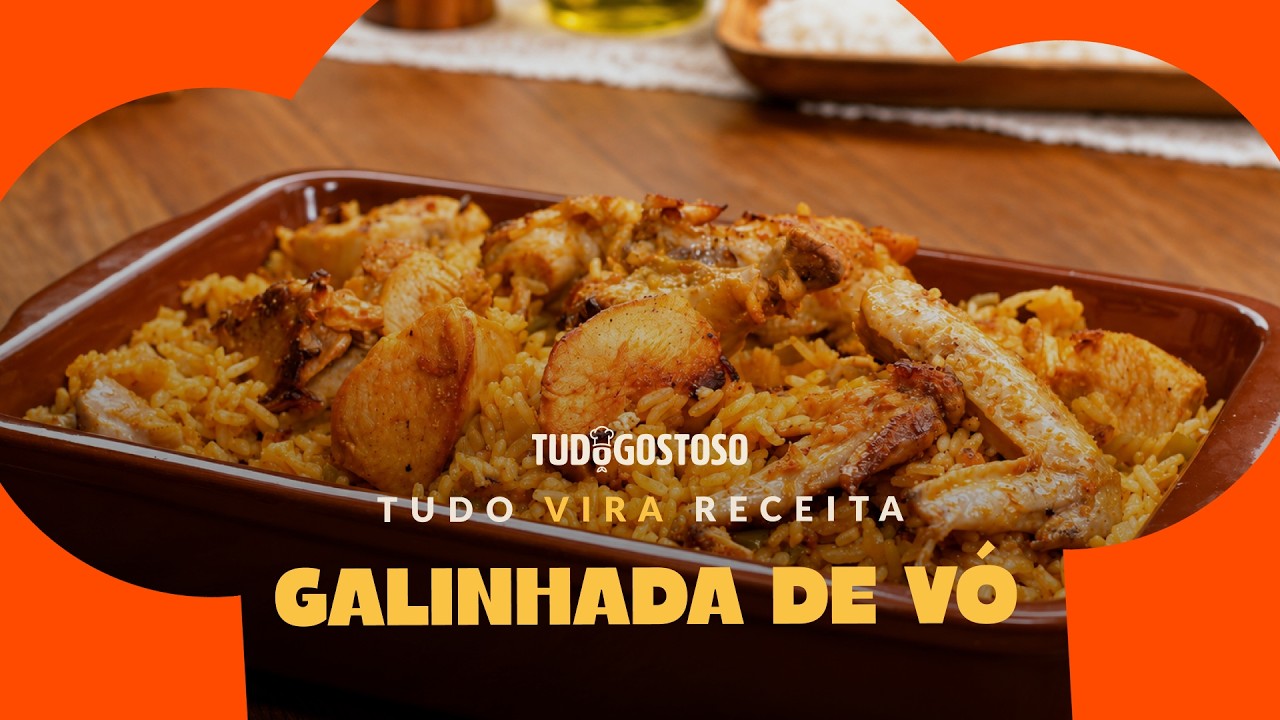 RECEITA DE VÓ: Como fazer galinhada soltinha com sabor de infância