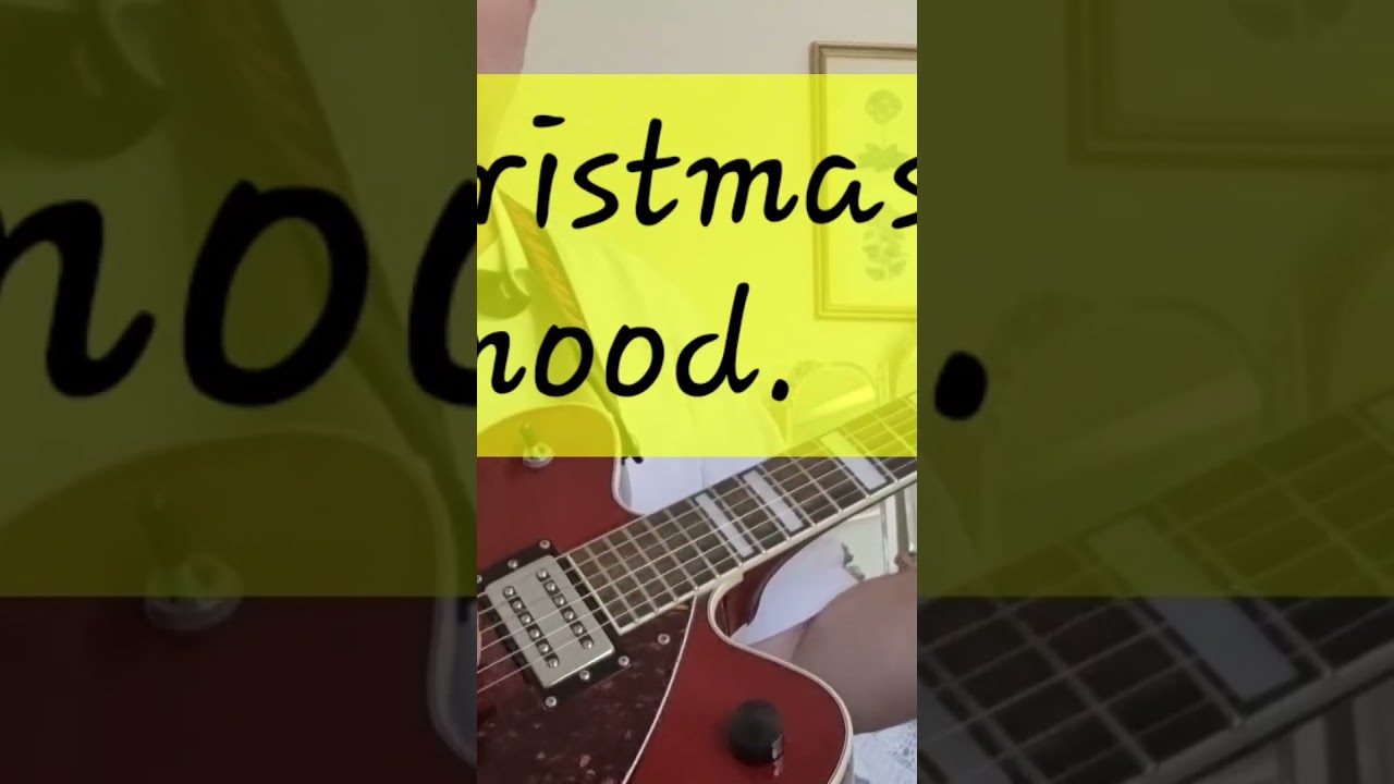 Christmas mood. A little Chord Melody jam. 
