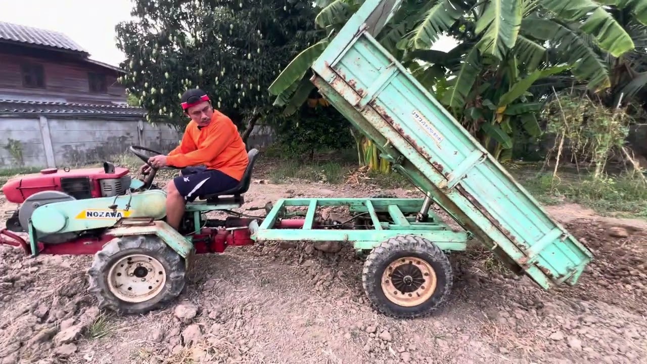 รถเอวอ่อน แบบดั๊ม  ราคา 75000 บาท ส่งฟรี 300 กม. สนใจ0922565474📞  ดูคลิป ค่อยตัดสินใจครับ🙏