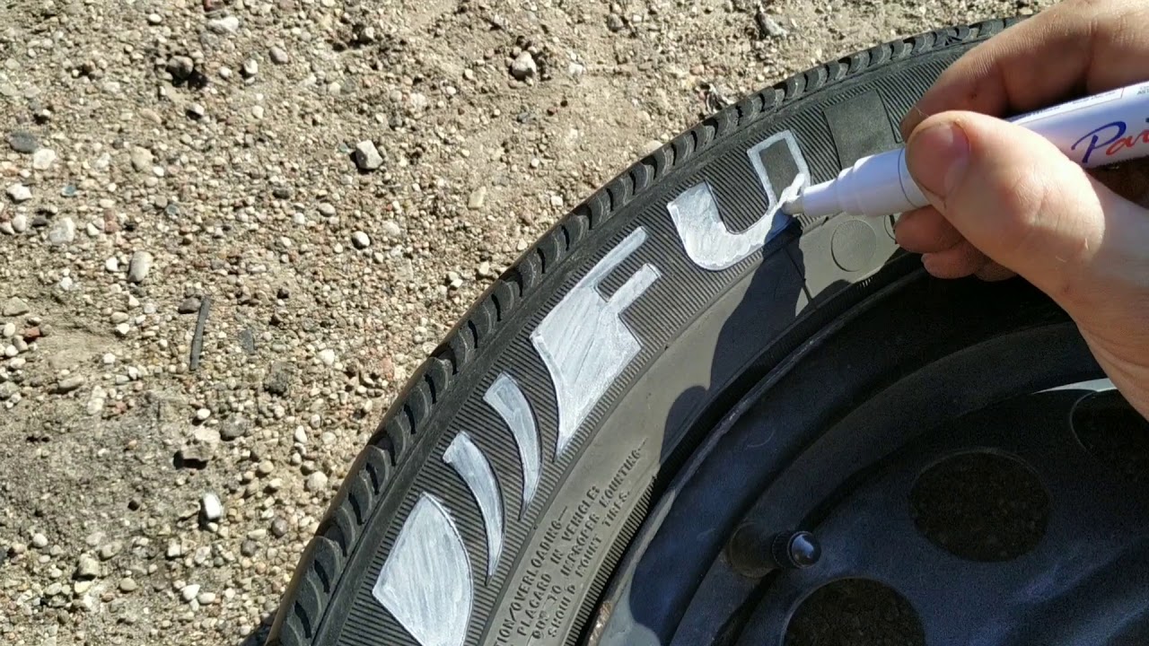 Cheap paint marker for tires. Will it work?