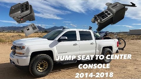 Center Console Swap on 2014-2018 Silverado without removing passenger seat