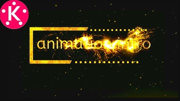 Gold particle intro - kinemaster tutorial | pixellab + kinemaster | how to make new particle intro