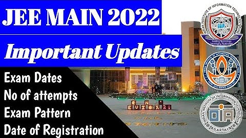 JEE Main 2021 Exam Dates, Applicaton form, Eligibility, Syllabus, Pattern | JEE MAIN 2021