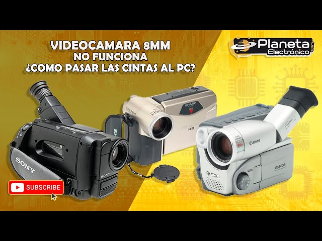 Videocámara 8mm No funciona. ¿Como pasar cintas antiguas a PC