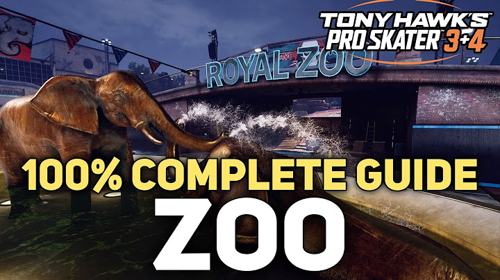 Zoo - All Goals & Secrets - Tony Hawk's Pro Skater 3 + 4