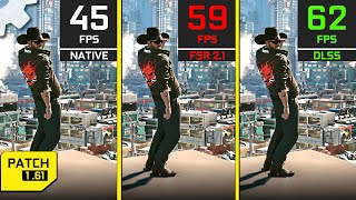 Cyberpunk 2077 Patch 1.61 FSR 2.1 vs DLSS vs Native - RTX 3060 Ti Graphics and Performance | 1440p