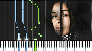 Video thumbnail of "Jorja Smith - A Prince [#reggiewatkins synthesia piano tutorial]"