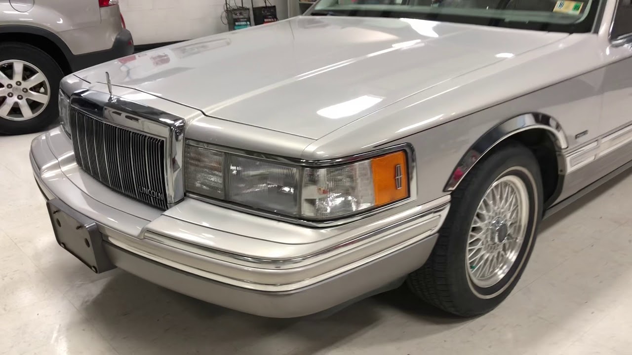 1992 lincoln town car cartier