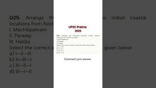 UPSC Prelims 2026 Practice Question No 34 #upscmotivation #upscprelims2026 #shorts #worldmap