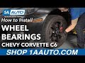 How To Replace Front Wheel Bearings 2009-13 Corvette C6