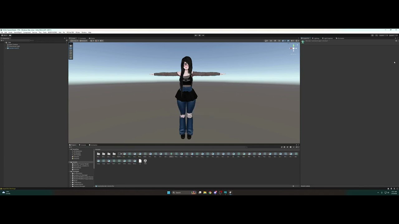 VRCHAT UNITY SERIES PART 2: Model Rig - YouTube