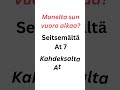 #14 What does “Monelta?” mean in Finnish? #finnishvocabulary #suomi #shorts