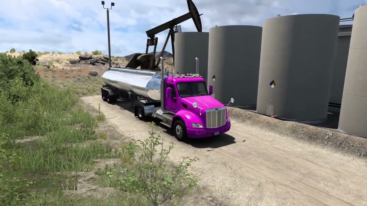 Peterbilt 579 | Moviendo 17 toneladas de petróleo crudo | American Truck Simulator | #204