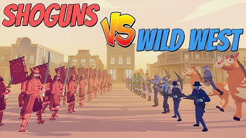 20 SHOGUNS VS EVERY WILD WEST UNITS - Totally Accurate Battle Simulator