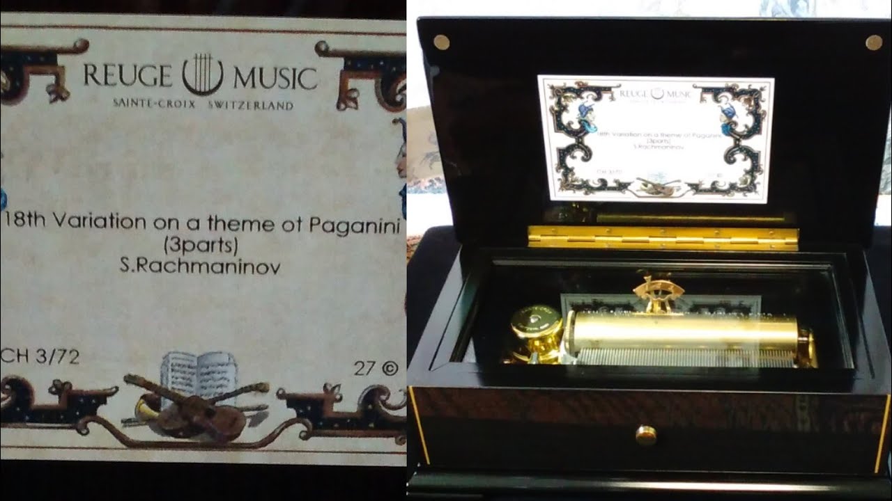 18th Variation on a theme of Paganini