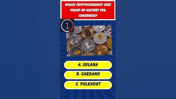Which Cryptocurrency Uses Proof of History for Consensus? #shorts #cryptocurrency #crypto #bitcoin