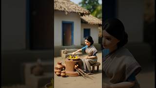 Miniature tiny Doll Shorshe Ilish Cooking ASMR  | Bangladeshi Village Tiny Kitchen Recipe #miniature