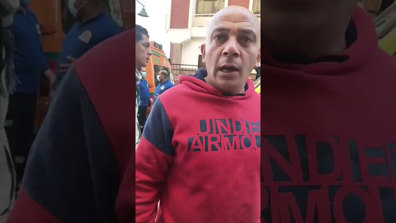 "إسعاف المنوفية ينقل حالات اختناق في حريق ملحق ديوان المحافظة"  