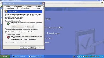 How to turn automatic updates off using Windows XP!