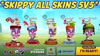 Skippy All Skins 5v5 Squad is Epic | Zooba || TargoGaming