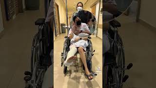 El A Tes Y Después De Una Pierna Rota