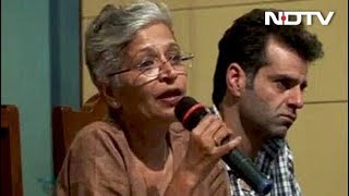 आजाद विचारों की पक्षधर गौरी लंकेश रहीं का भाषण