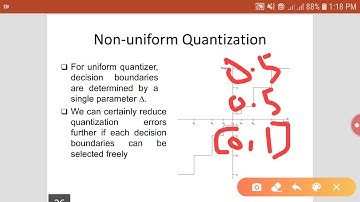Non-uniform Quantization