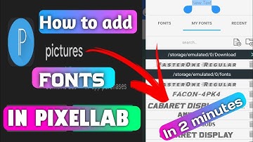 How To Add Custom Fonts in Pixellab App || Make Your Thumbnails Attractive 🔥