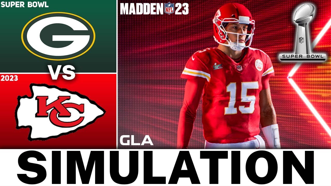 Madden 23 - Packers vs. Chiefs Super Bowl 2023 LVII Simulation Gameplay  Next Gen PS5 